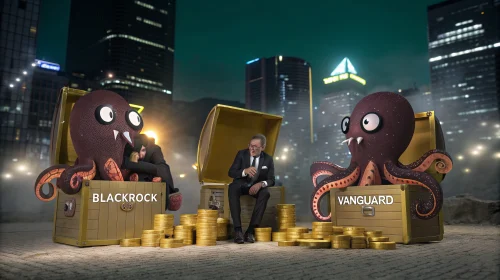 BlackRock и Vanguard тайно накапливают криптовалюту через компании-трейжери