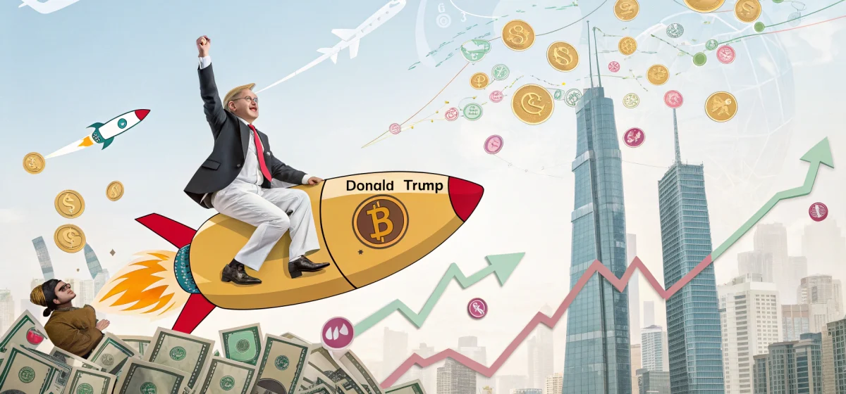 Политика Дональда Трампа и её влияние на рынок криптовалют, включая альткойн с ростом 573%