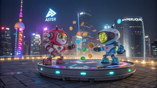 Сравнение децентрализованных деривативных бирж Aster и Hyperliquid в 2025 году