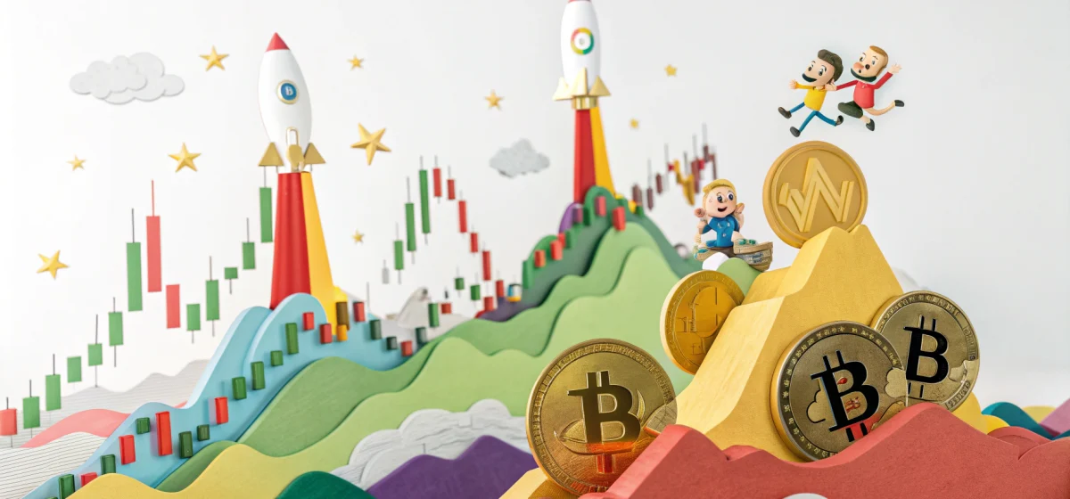 Ценовые цели для Bitcoin, Ethereum, XRP и BNB на фоне криптобума