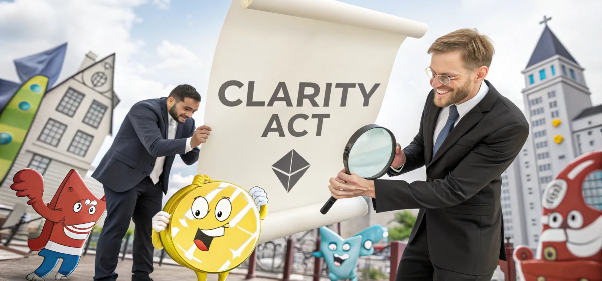 Последствия принятия закона CLARITY Act для Ethereum, Solana и альткойнов